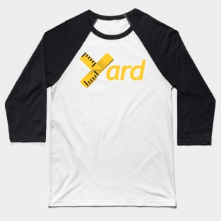 Yard simple yellow Baseball T-Shirt